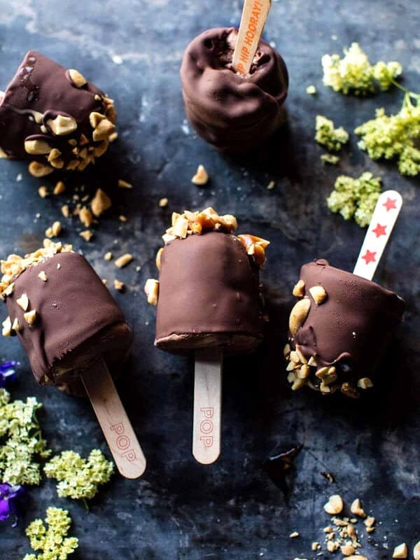 Layered Caramel Buster Bars | halfbakedharvest.com @hbharvest