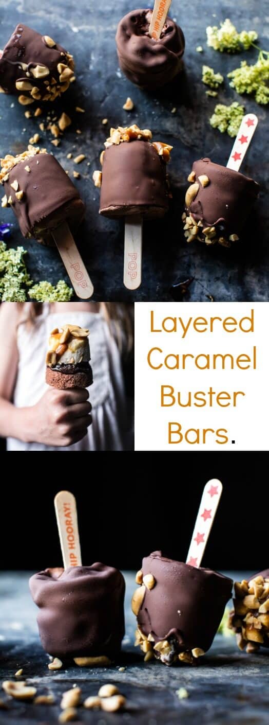 Layered Caramel Buster Bars | halfbakedharvest.com @hbharvest