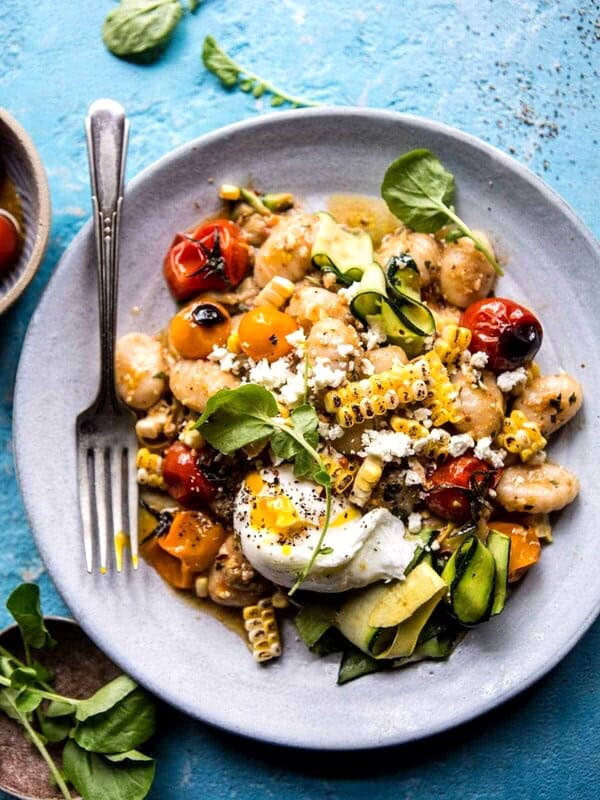 Simple Summer Tomato Pesto and Grilled Corn Gnocchi | halfbakedharvest.com @hbharvest