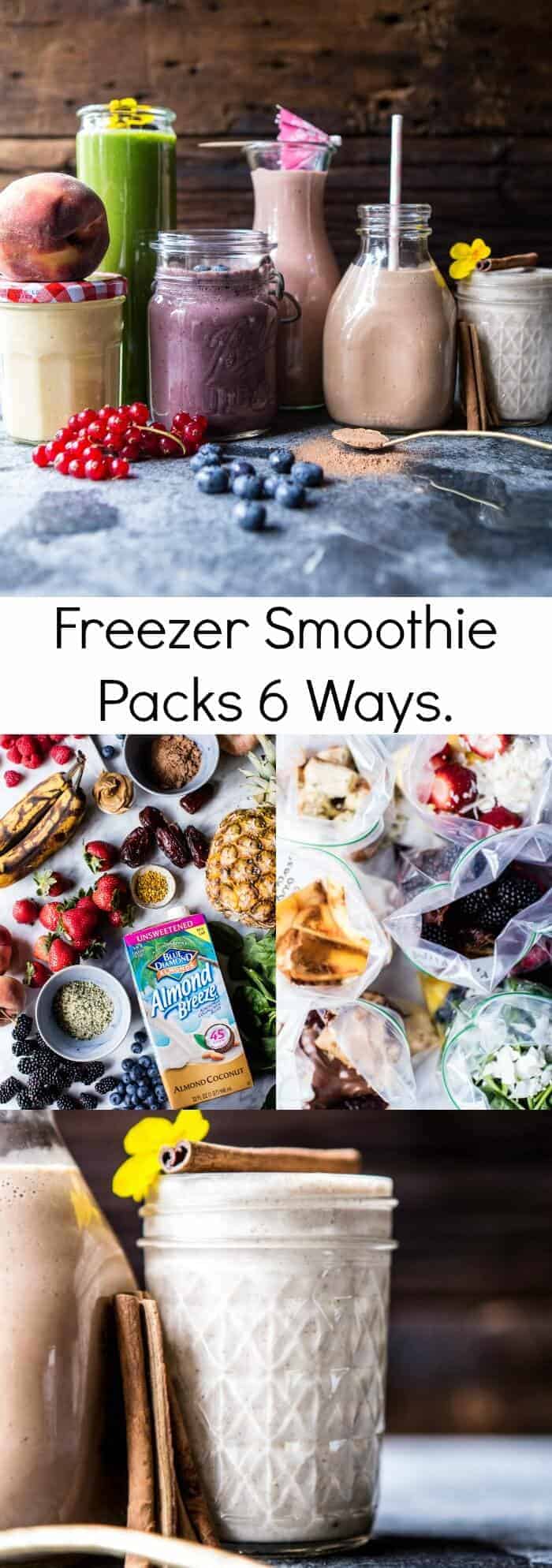 Freezer Smoothie Packs 6 Ways | halfbakedharvest.com @hbharvest