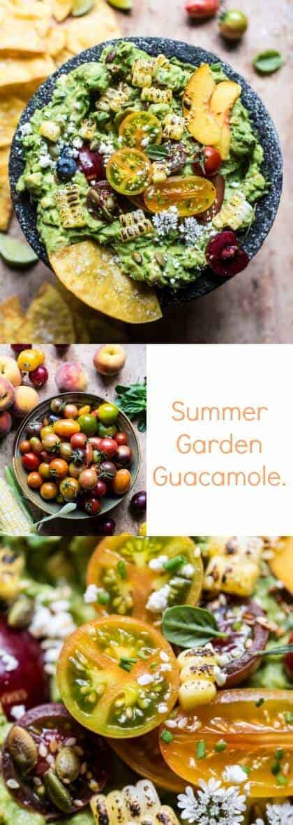 Summer Garden Guacamole | halfbakedharvest.com @hbharvest