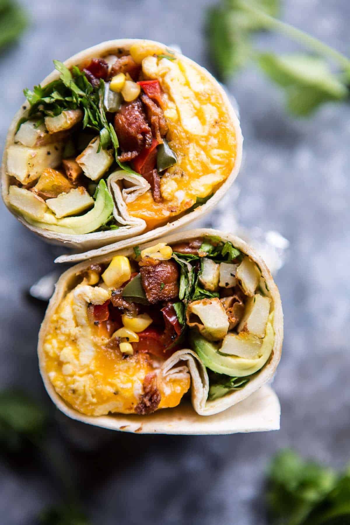 Avocado Breakfast Burrito | halfbakedharvest.com @hbharvest