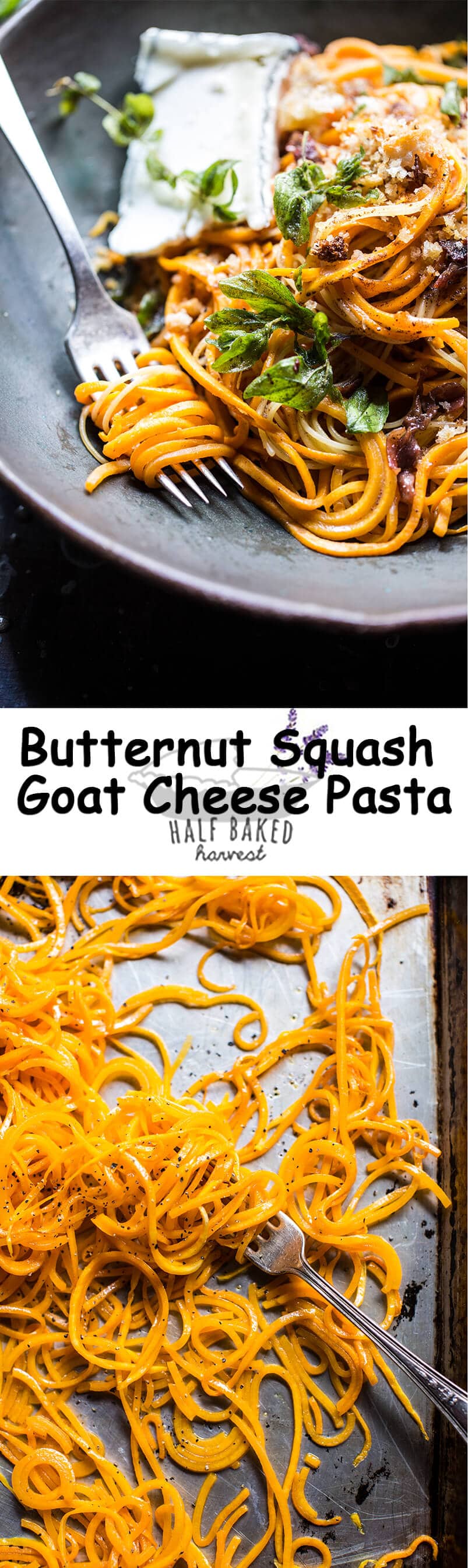 Butternut Squash Goat Cheese Pasta | halfbakedharvest.com @hbharvest