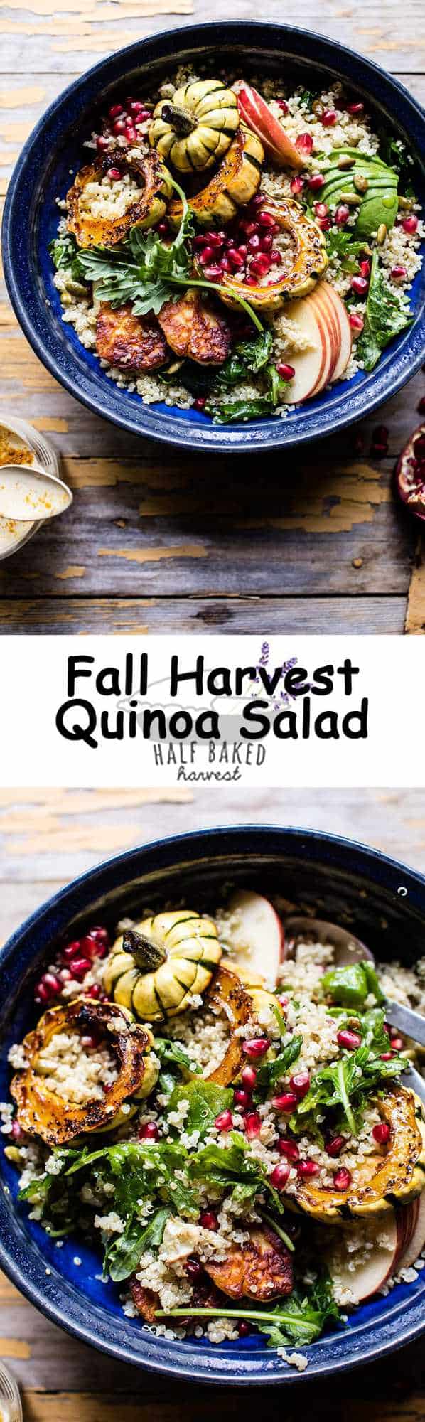 Fall Harvest Quinoa Salad | halfbakedharvest.com @hbharvest
