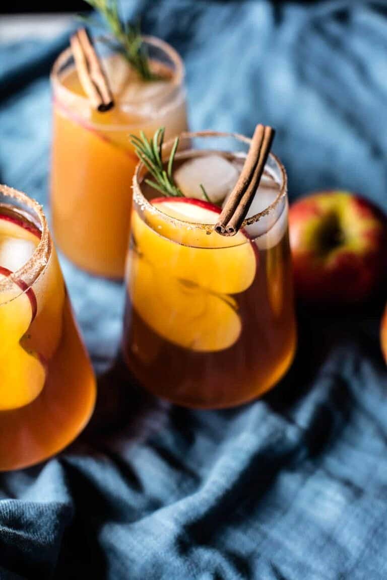 Smoky Harvest Apple Cider Margaritas. Half Baked Harvest