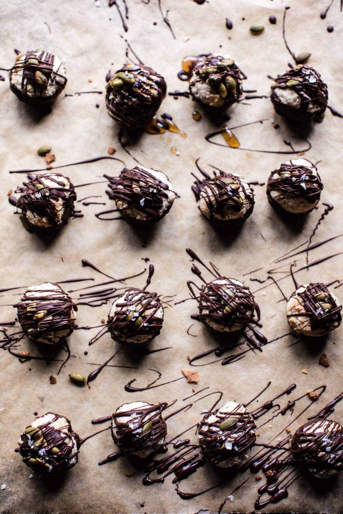 Chocolate Dipped Coconut Caramel Macaroons | halfbakedharvest.com @hbharvest