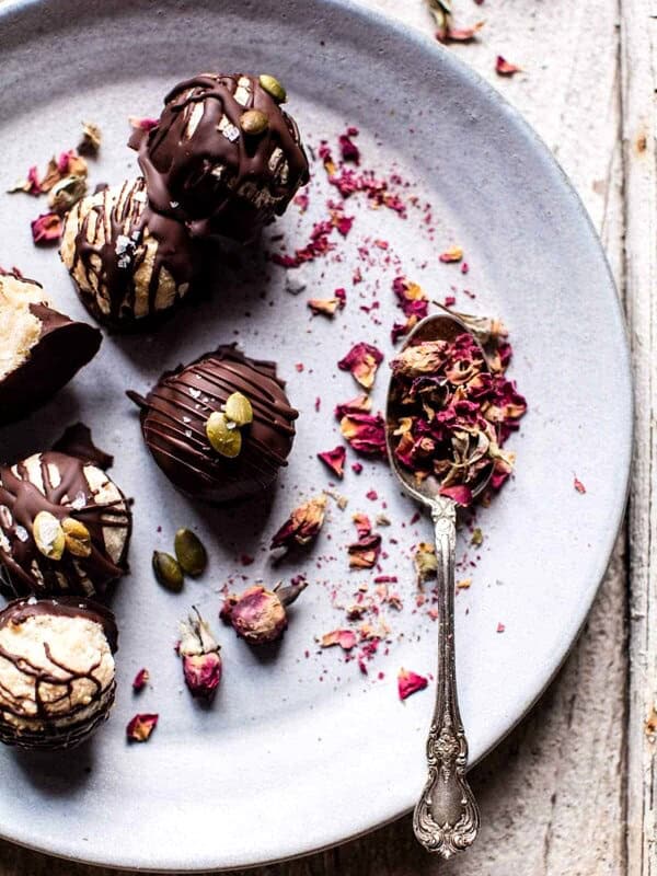 Chocolate Dipped Coconut Caramel Macaroons | halfbakedharvest.com @hbharvest