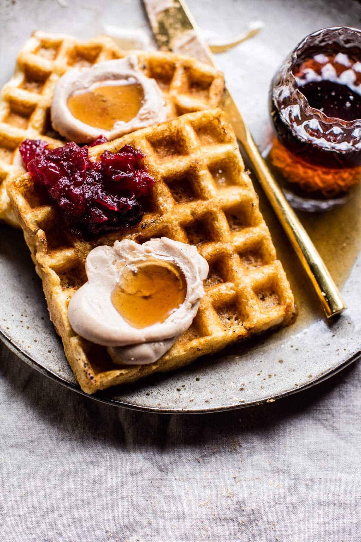 Crispy Belgian Waffles | halfbakedharvest.com @hbharvest