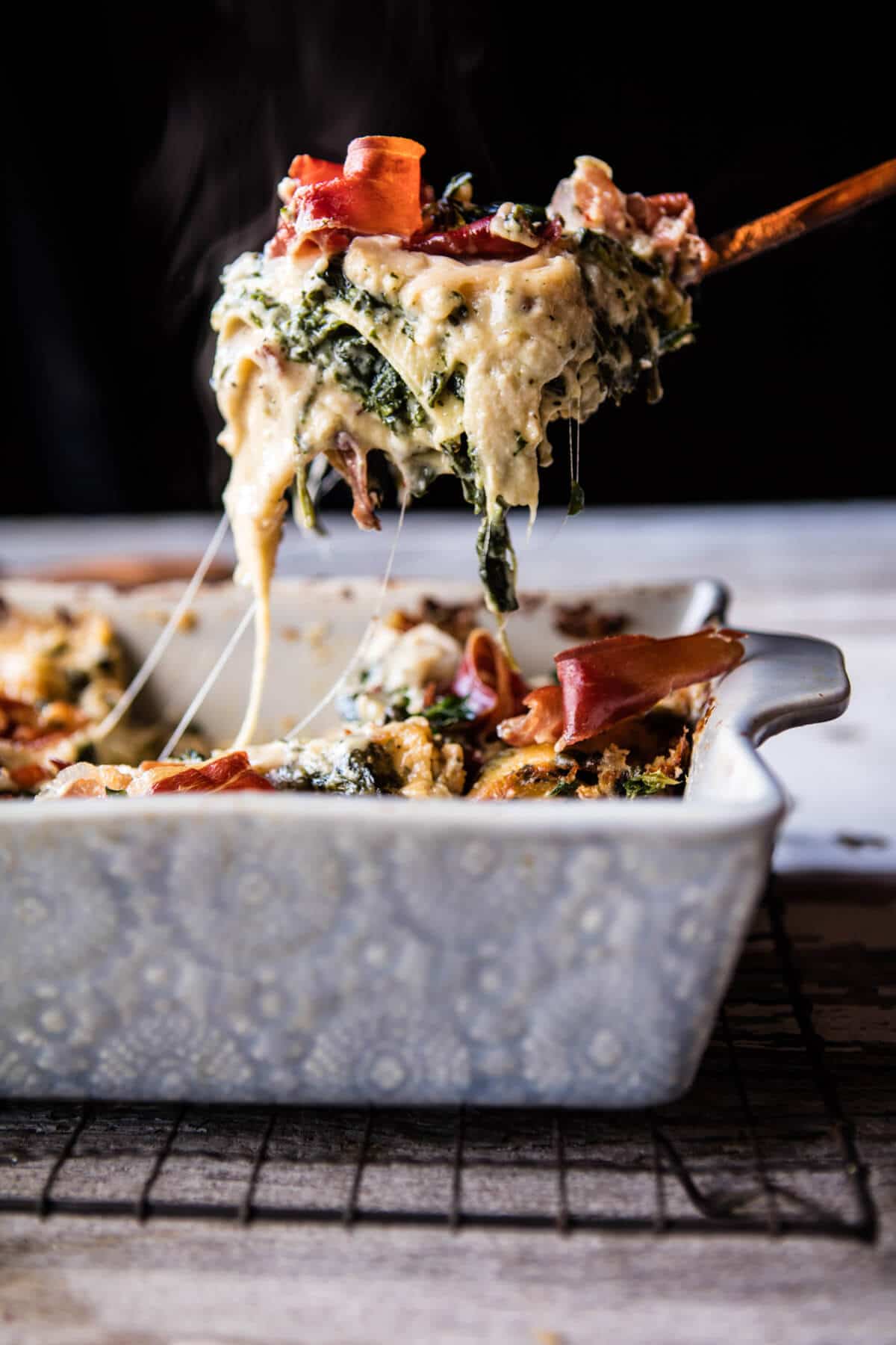 Crispy Prosciutto Cheesy White Lasagna | halfbakedharvest.com @hbharvest