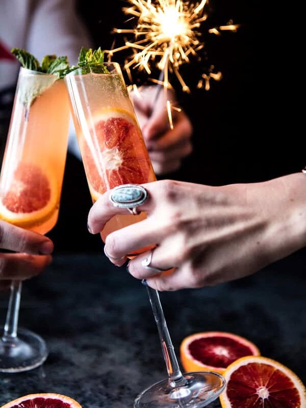Blood Orange Champagne Mule | halfbakedharvest.com @hbharvest