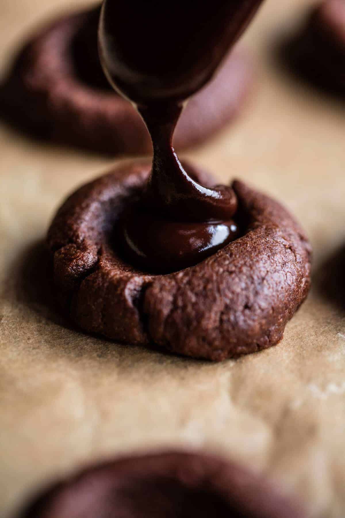 Chocolate Espresso Thumbprint Cookies | halfbakedharvest.com @hbharvest