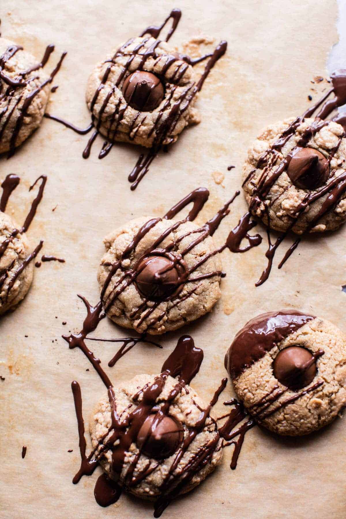 Chocolate Peanut Butter Crinkle Cookies | halfbakedharvest.com @hbharvest