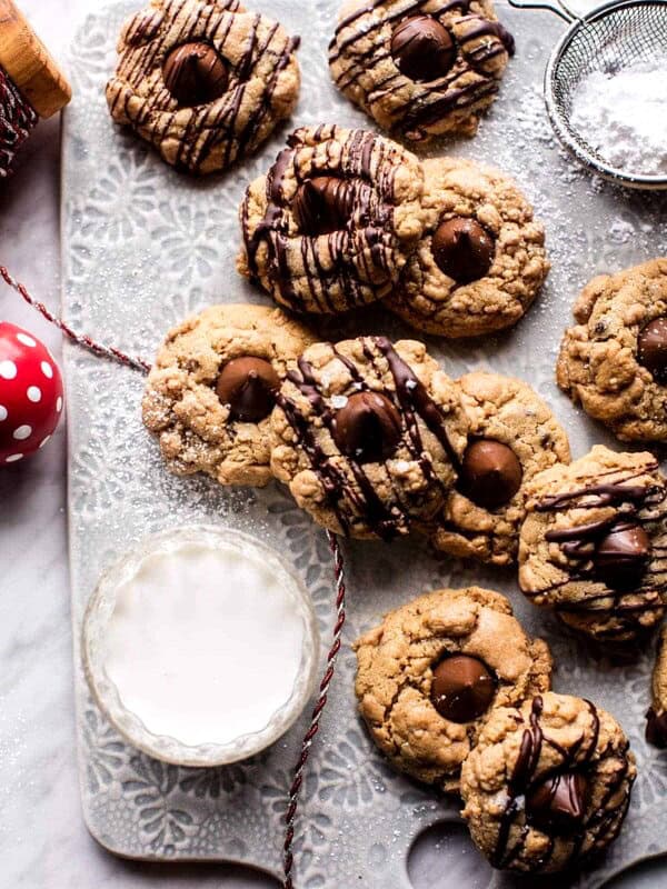Chocolate Peanut Butter Crinkle Cookies | halfbakedharvest.com @hbharvest