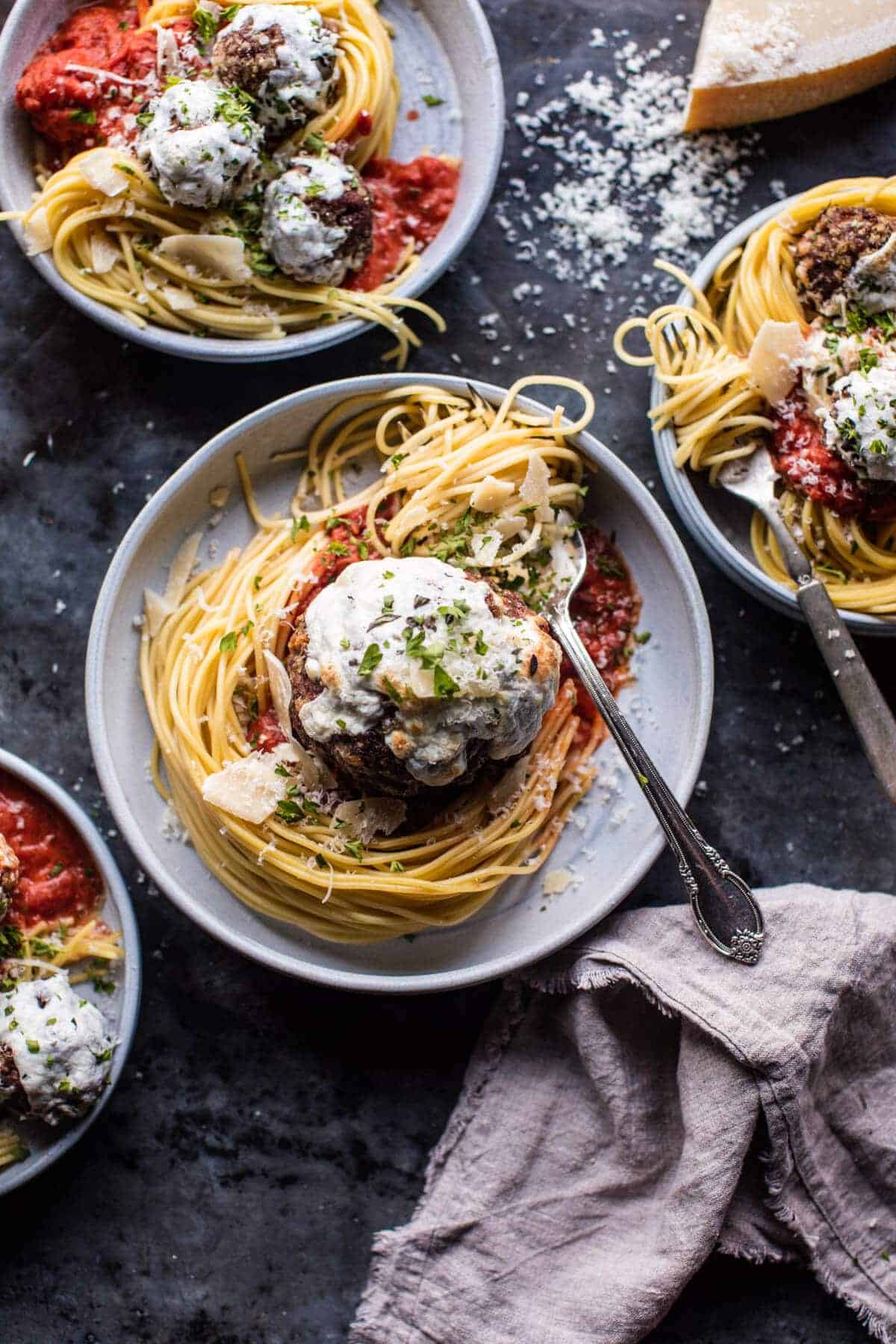 Spaghetti and Meatballs | halfbakedharvest.com @hbharvest