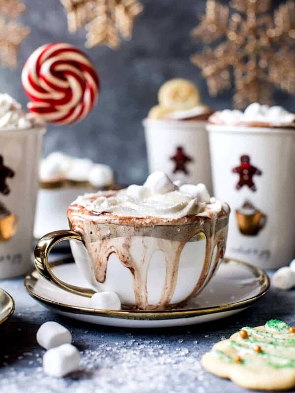 Sugar Cookie Hot Chocolate | halfbakedharvest.com @hbharvest