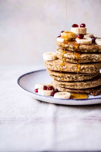 Healthy Chai Banana Pancakes | halfbakedharvest.com @hbharvest