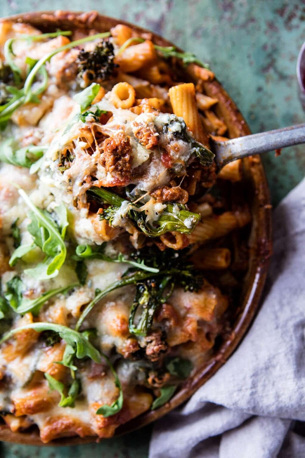 Rigatoni Broccoli Rabe Bake. - Half Baked Harvest