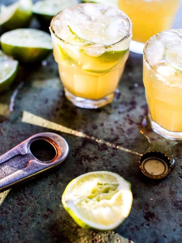 Pineapple Lime Beer Margaritas | halfbakedharvest.com @hbharvest