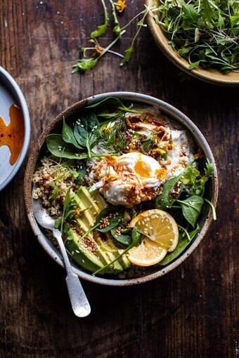 Turkish Egg and Quinoa Breakfast Bowl | halfbakedharvest.com @hbharvest