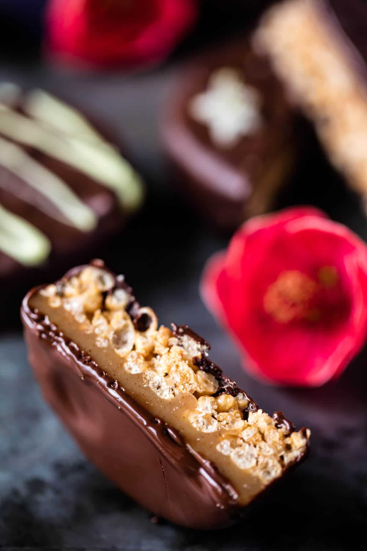 Best Chocolate Covered Peanut Butter Rice Crispy Treats | halfbakedharvest.com @hbharvest