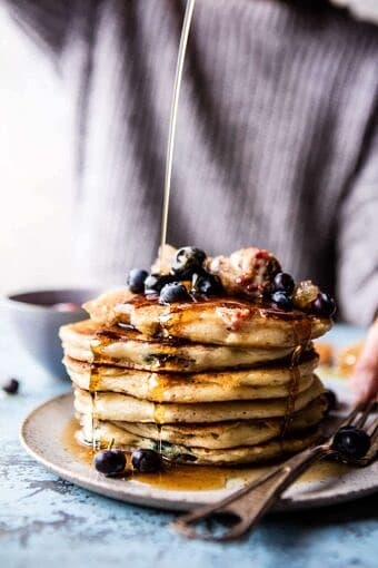 Blueberry Pancakes | halfbakedharvest.com @hbharvest