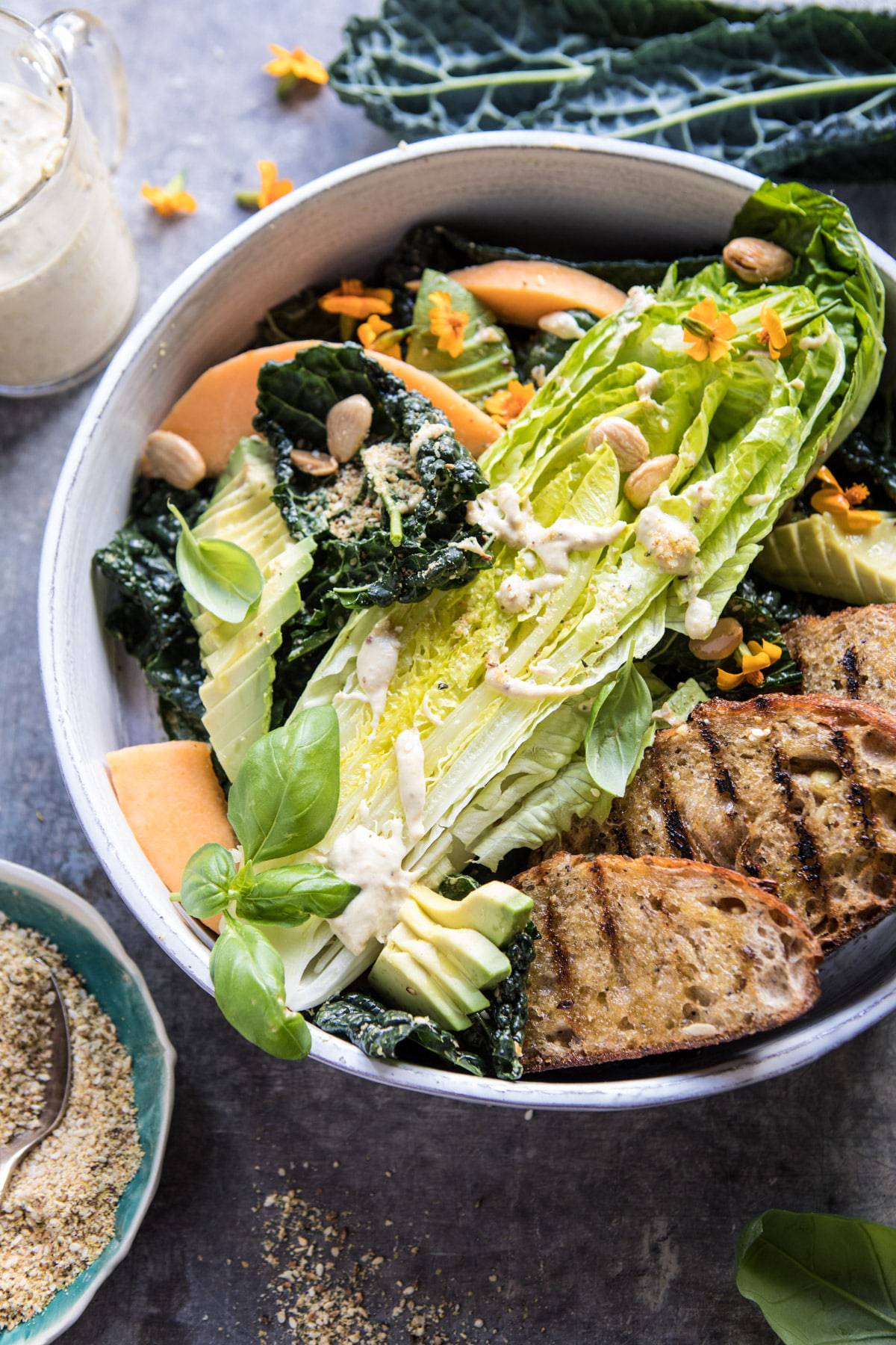 The New Vegan Caesar Salad | halfbakedharvest.com @hbharvest
