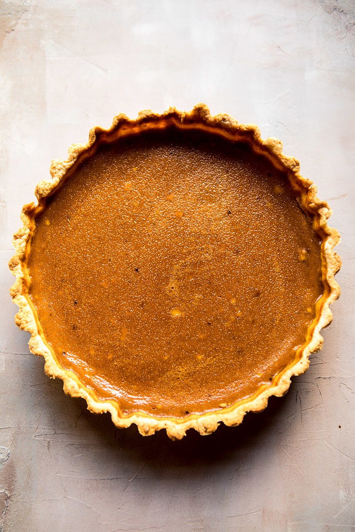 Chai Pumpkin Pie with Maple Whipped Cream | halfbakedharvest.com @hbharvest