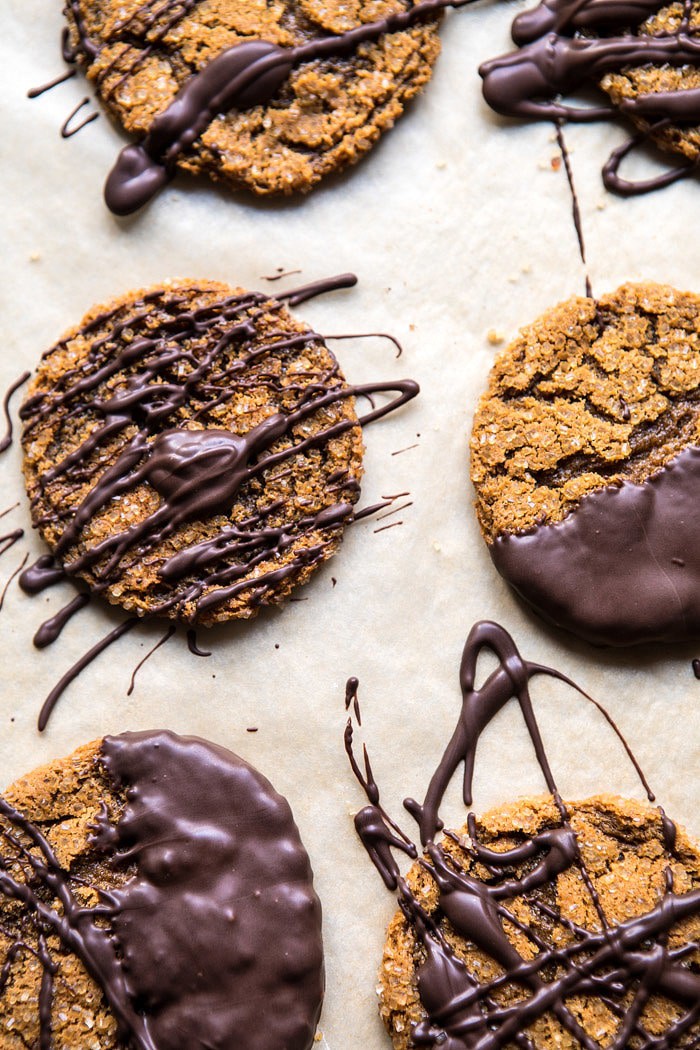 Chewy Chocolate Ginger Molasses Cookies | halfbakedharvest.com @hbharvest