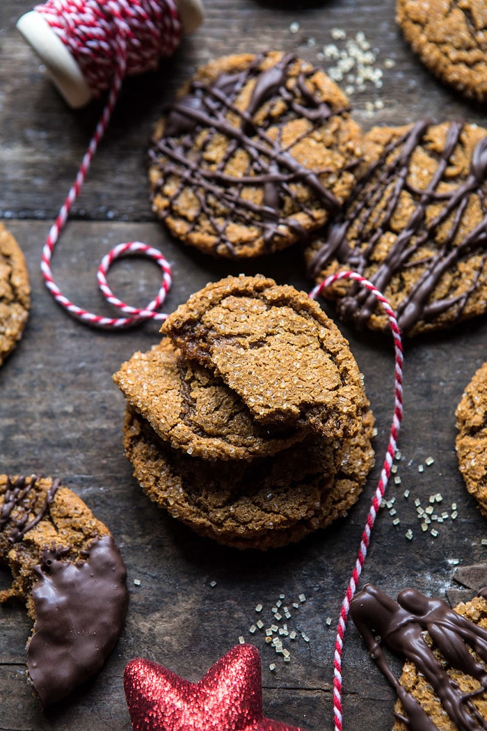 Chewy Chocolate Ginger Molasses Cookies | halfbakedharvest.com @hbharvest