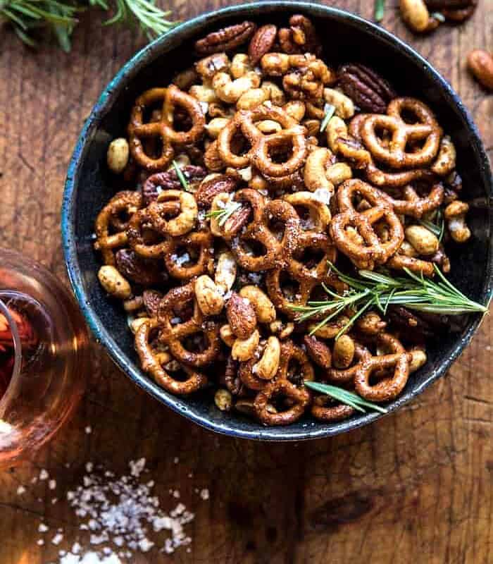 Sweet 'n' Savory Roasted Nuts and Pretzels | halfbakedharvest.com @hbharvest