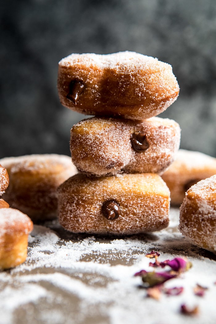Easy Chocolate Heart Doughnuts | halfbakedharvest.com #valentinesday #doughnut #easy #recipes