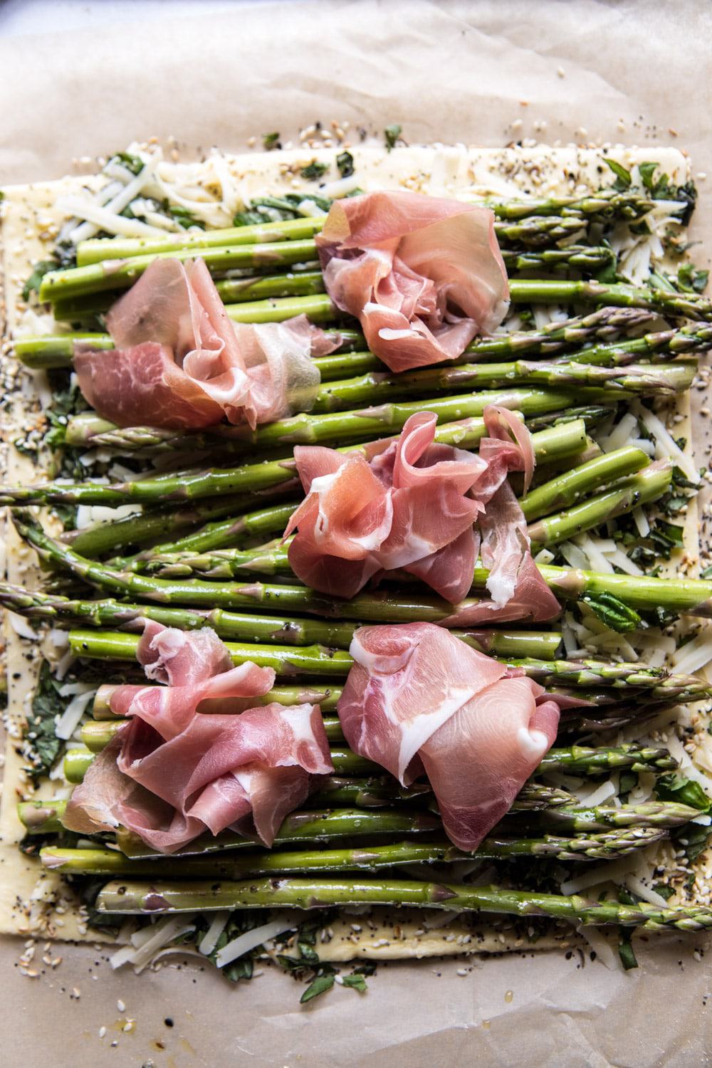 Asparagus, Egg, and Prosciutto Tart with Everything Spice. - Half Baked ...
