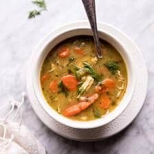 Slow Cooker Hearty Chicken Soup | halfbakedharvest.com #crockpot #soup #healthy #recipe