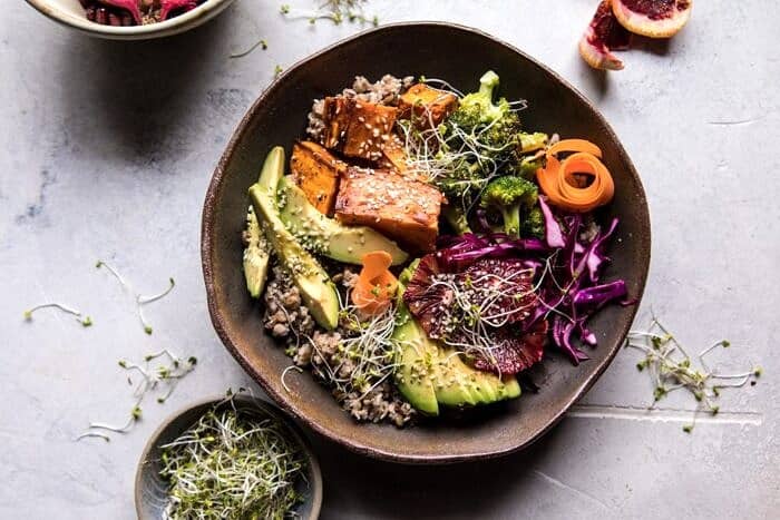 Vibrant Spring Broccoli Buddha Bowl | halfbakedharvest.com #healthy #vegan #recipes #avocado