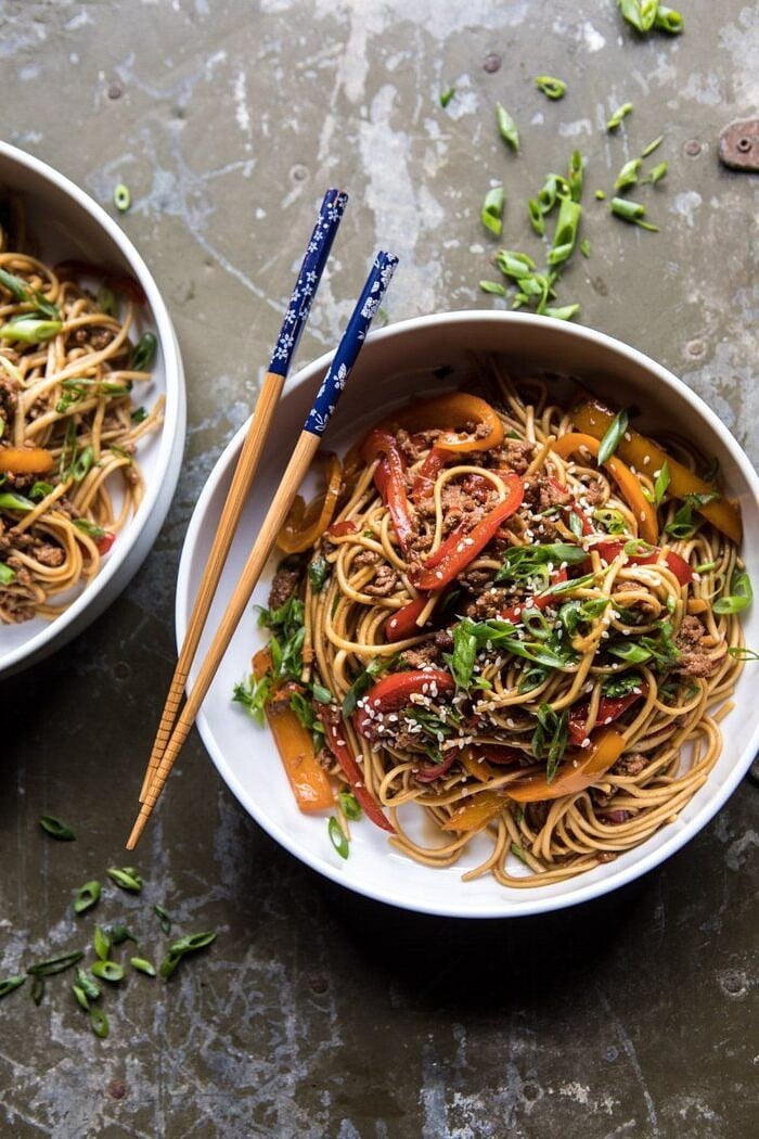 Weeknight 20 Minute Spicy Udon Noodles. Half Baked Harvest