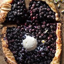 Blueberry Ricotta Chamomile Galette | halfbakedharvest.com #blueberries #summer #easyrecipes