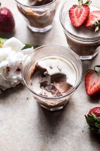Creamy Mocha Custard | halfbakedharvest.com #chocolate #dessert #summerrecipes
