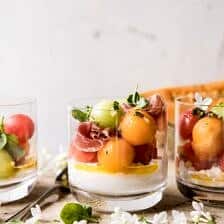 Melon Caprese Salad | halfbakedharvest.com #summerrecipes #caprese #healthy #buratta