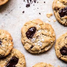 Browned Butter Coconut Chocolate Chip Cookies | halfbakedharvest.com #cookies #chocolate #dessert #brownbutter