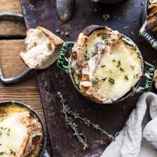 Herby French Shallot Soup | halfbakedharvest.com #french #soup #fallrecipes #cozyrecipes #familyrecipes