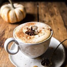 Spiced Pumpkin Maple Latte | halfbakedharvest.com #pumpkinspice #pumpkin #latte #fall #autumn #healthy