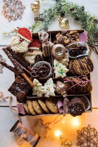 2018 Holiday Cookie Box | halfbakedharvest.com #cookies #cookies #chocolate #Christmas #gifts