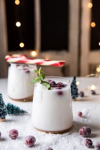 Christmas Snowstorm Margarita | halfbakedharvest.com #margarita #coconut #christmas #cocktailsaturday #christmascocktails