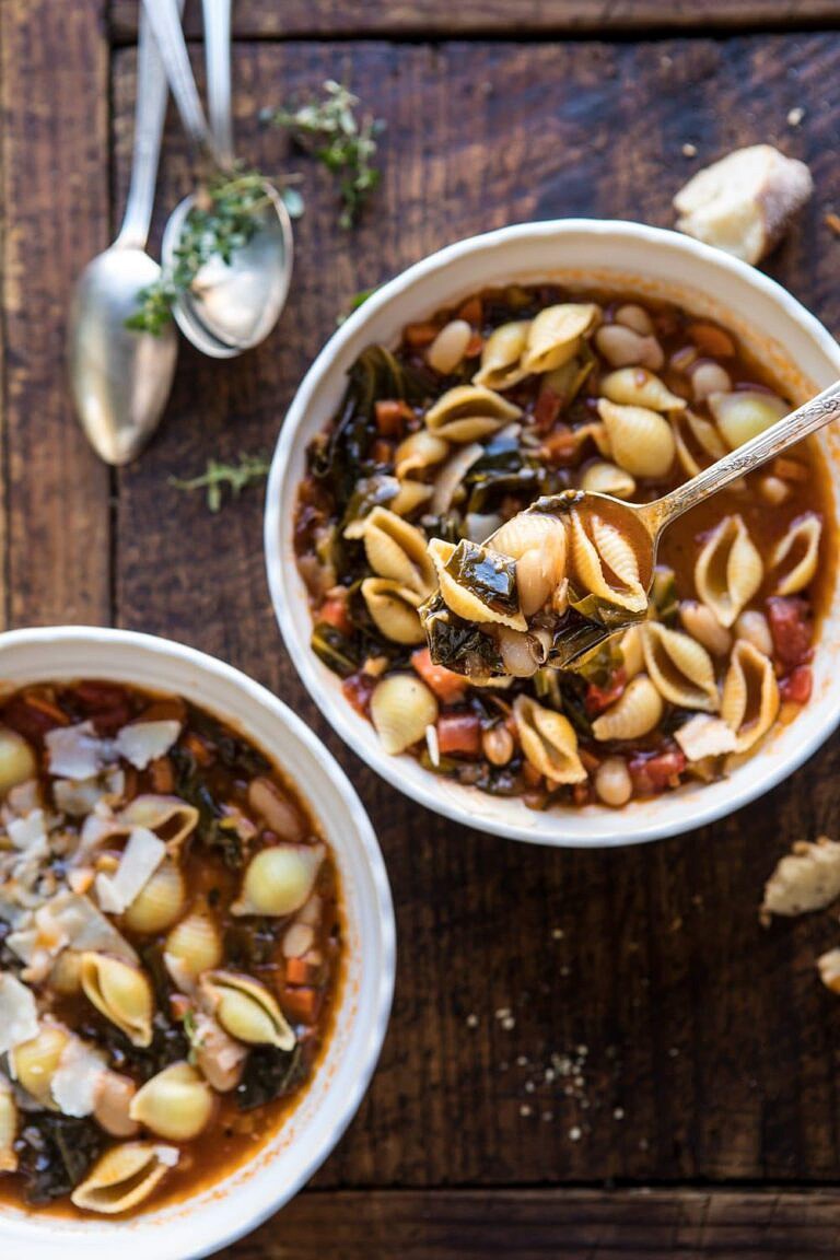 Instant Pot Pasta e Fagioli. Half Baked Harvest