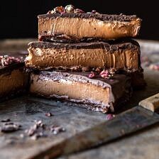 Vegan Triple Chocolate Mousse Cake | halfbakedharvest.com #chocolate #vegan #easyrecipes #dessert #cake #healthyrecipes