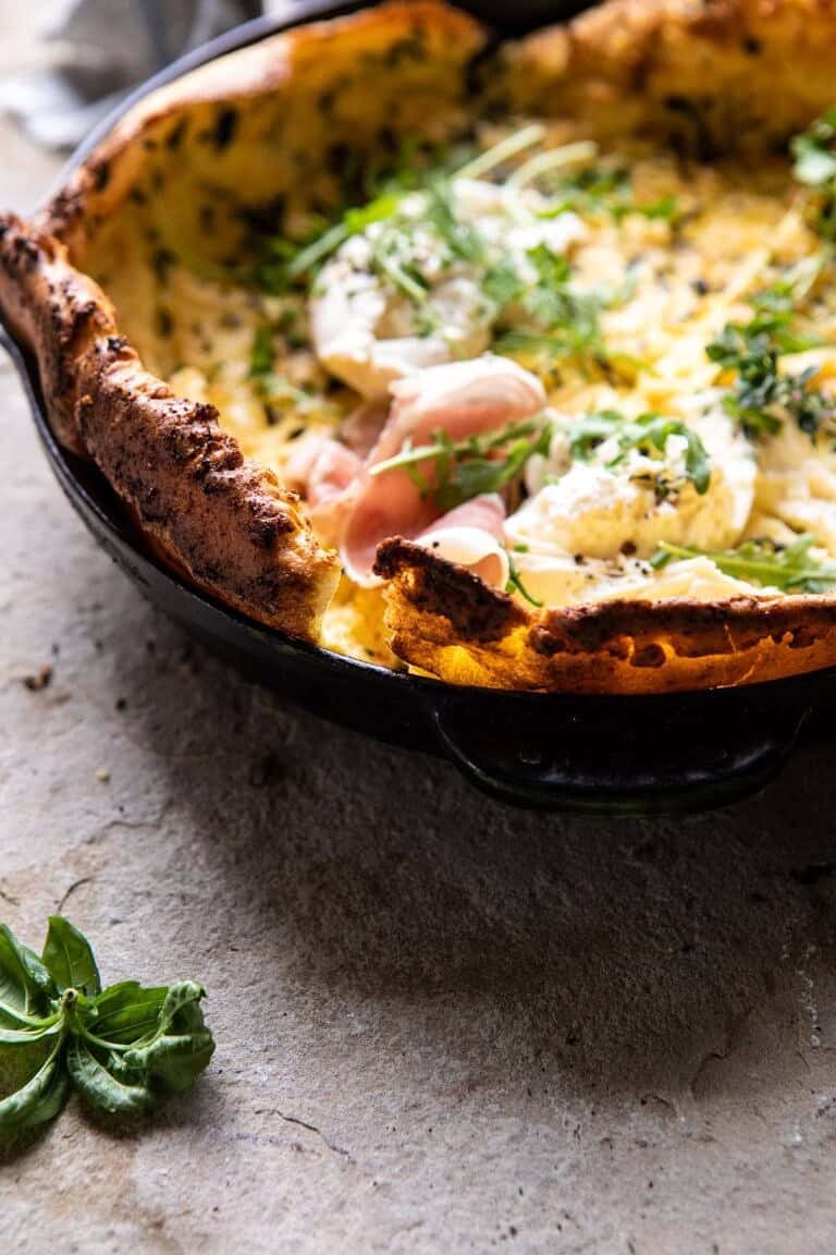 Savory Herb Butter Dutch Baby. Half Baked Harvest