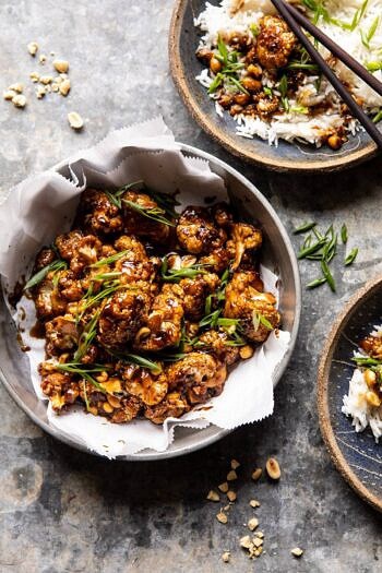 Better Than Takeout Kung Pao Cauliflower. - Half Baked Harvest