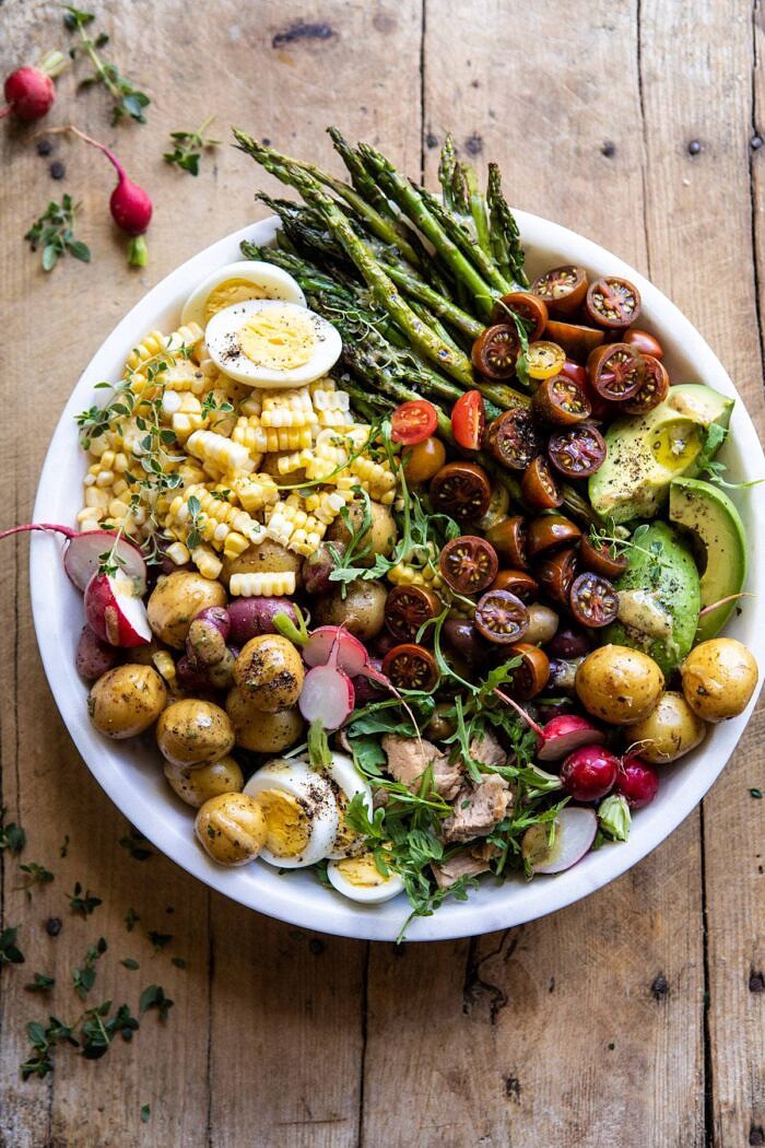 Summer Niçoise Salad | halfbakedharvest.com #salad #summerrecipes #healthy