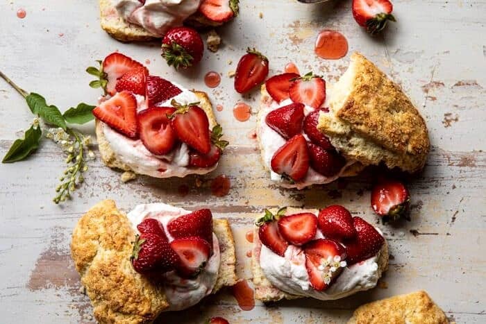 horizontal photo of The Best Strawberry Shortcakes
