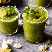 Frozen Mango Mojito-Rita | halfbakedharvest.com #mojito #margarita #tequila #drinks
